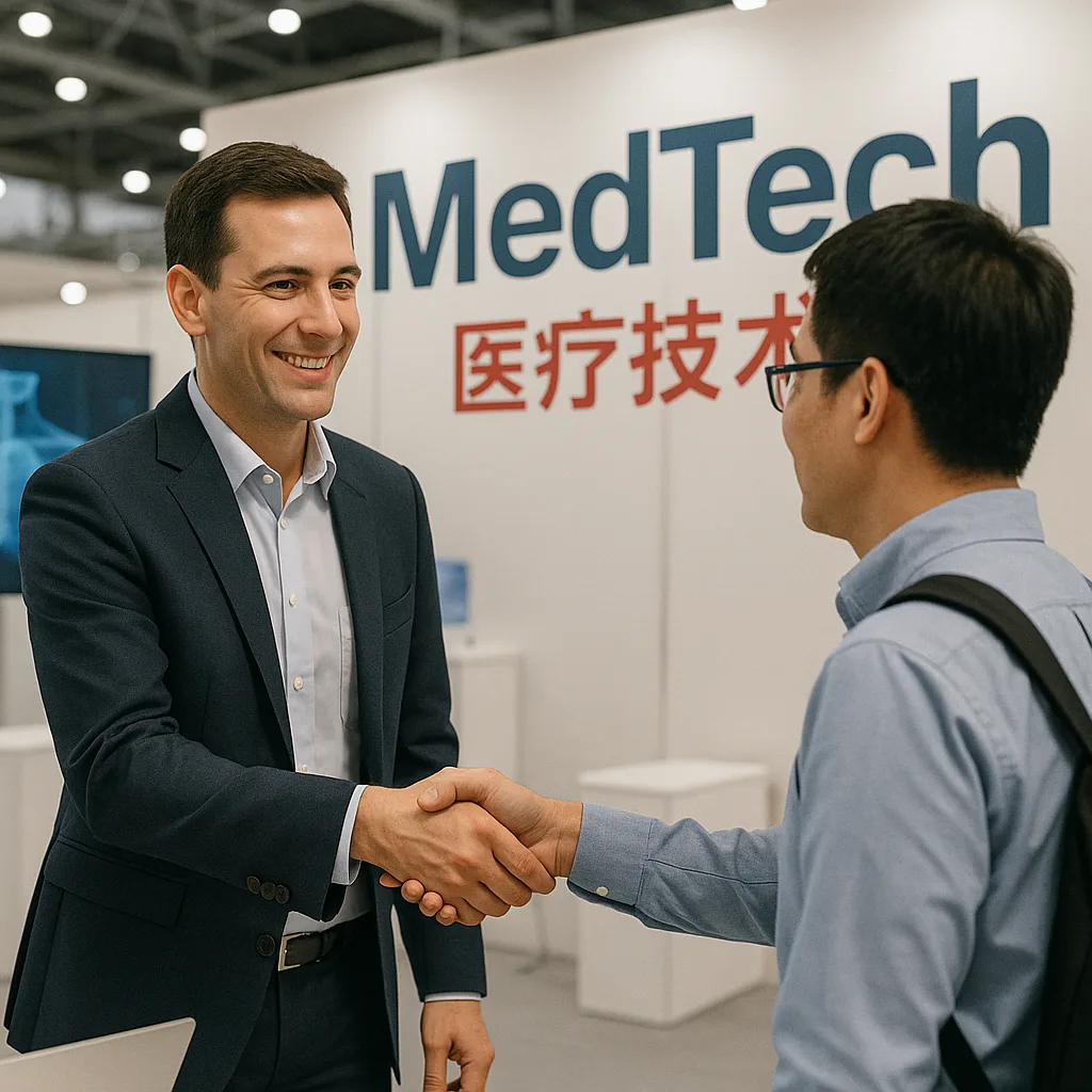 MedTech Markteintritt China – Distributoren & Vertriebserfolg MedTech Markteintritt von Deutschland nach China – Marktanalyse, interkulturelles Training, Messevertretung und erfolgreicher Aufbau von Distributoren.